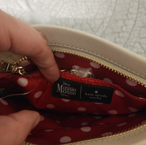 Kate Spade New York X Minnie Mouse Mini Sima NWOT - Picture 7 of 8